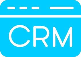 crm kreativ ikon design vektor