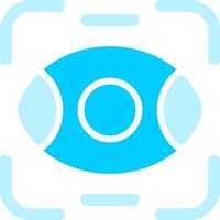 Auge Scanner kreativ Symbol Design vektor