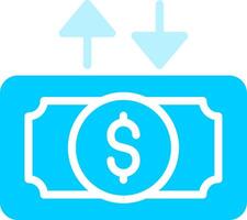 Cashflow kreatives Icon-Design vektor