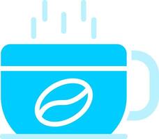 Kaffeetasse kreatives Icon-Design vektor