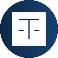 Textfeld kreatives Icon-Design vektor