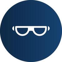 Brille kreatives Icon-Design vektor