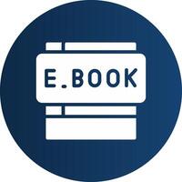 ebooks kreativ Symbol Design vektor