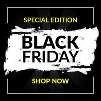 Black Friday Sale Banner für Social Media Post Template. gut für Rabatt-Web- oder Medien-Social-Promotion. Vektor-Illustration vektor