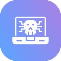 Kreatives Icon-Design für Malware vektor