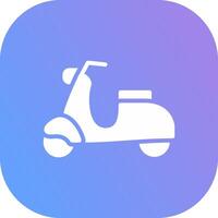 Scooter kreatives Icon-Design vektor