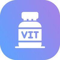 Vitamine kreatives Icon-Design vektor