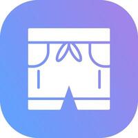 Shorts kreatives Icon-Design vektor