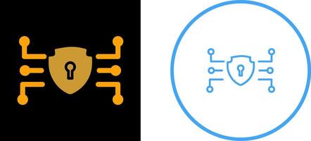 Vektorsymbol für Datensicherheit vektor
