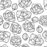 pion seamless pattern.seamless mönster med en naturlig prydnad. tropisk vintage pion blomma sömlösa blommönster vit bakgrund. kinesisk, orientalisk, östlig pionblomma. vektor