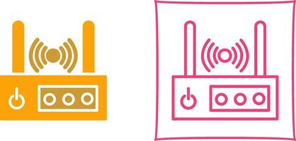 WLAN-Router-Vektorsymbol vektor