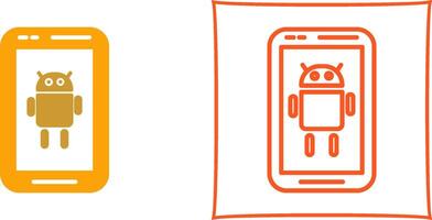 Android-Vektorsymbol vektor