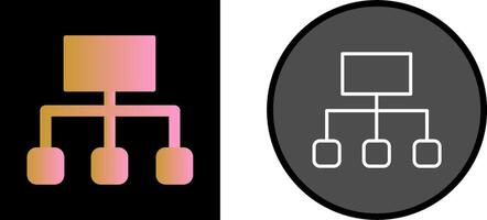 Flussdiagramm-Vektorsymbol vektor