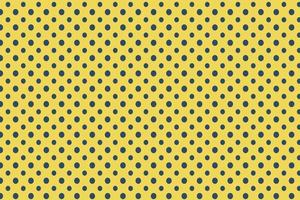 blaue und gelbe Tupfen nahtlose Muster Retro-stilvoller Vintage-weißer Hintergrund vektor