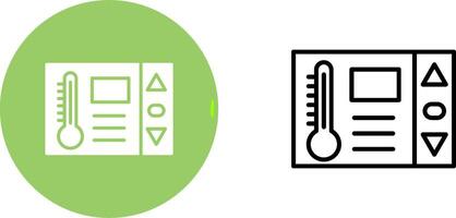 Thermostat-Vektorsymbol vektor