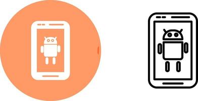 Android-Vektorsymbol vektor