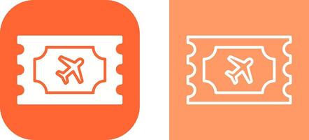 Vektorsymbol für Flugtickets vektor