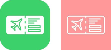 Vektorsymbol für Flugtickets vektor