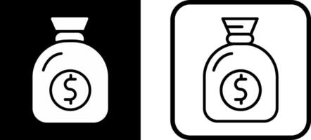 Sack Geld-Vektor-Symbol vektor