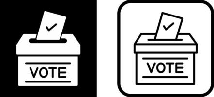 Stimmzettel-Vektor-Symbol vektor