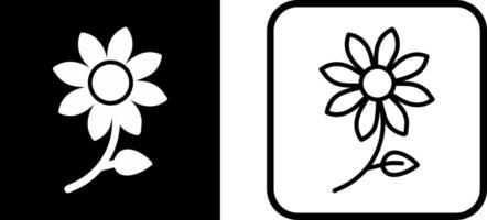 Symbol für Blumenvektor vektor