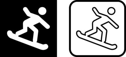 Snowboard-Vektor-Symbol vektor