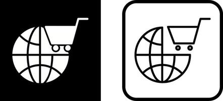 World-Shopping-Vektor-Symbol vektor