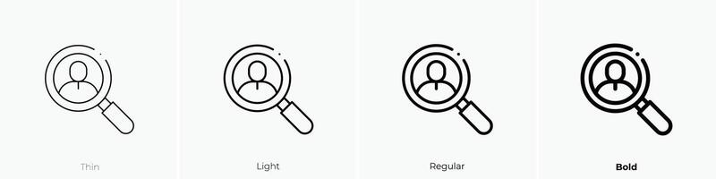 Mitgliedschaft Symbol. dünn, Licht, regulär und Fett gedruckt Stil Design isoliert auf Weiß Hintergrund vektor