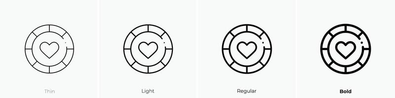 medalj ikon. tunn, ljus, regelbunden och djärv stil design isolerat på vit bakgrund vektor