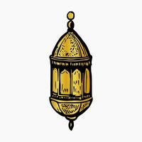 Ramadan golden Laterne. Vektor Illustration