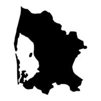 ringkobing skjern kommun Karta, administrativ division av Danmark. vektor illustration.