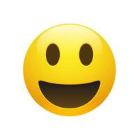 Vektor Emoji Gelb Smiley Gesicht