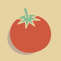 Tomate Symbol Design Vektor