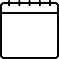 Kalender Symbol Symbol Vektor Bild