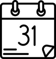 Kalender Symbol Symbol Vektor Bild