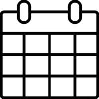 kalender ikon symbol vektor bild