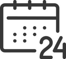 Kalender Symbol Symbol Vektor Bild