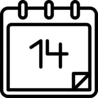 Kalender Symbol Symbol Vektor Bild