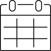 Kalender Symbol Symbol Vektor Bild