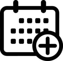 Kalender Symbol Symbol Vektor Bild