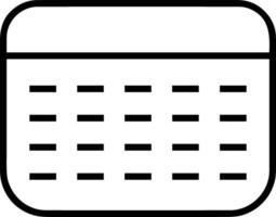 Kalender Symbol Symbol Vektor Bild