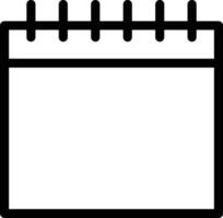 Kalender Symbol Symbol Vektor Bild