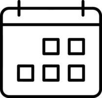 Kalender Symbol Symbol Vektor Bild