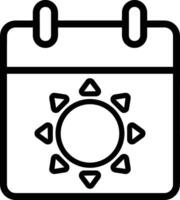 Kalender Symbol Symbol Vektor Bild