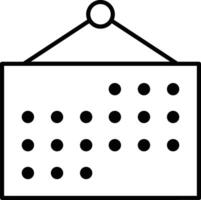 Kalender Symbol Symbol Vektor Bild