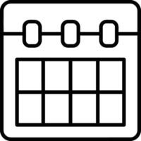 Kalender Symbol Symbol Vektor Bild