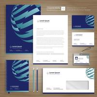 Corporate Business Identity Template Design Briefpapier Vektor abstrakten Hintergrund mit Memo Geschenkartikel Farbe Werbeartikel Souvenirs