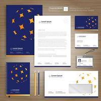 Corporate Business Identity Template Design Briefpapier Vektor abstrakten Hintergrund mit Memo Geschenkartikel Farbe Werbeartikel Souvenirs