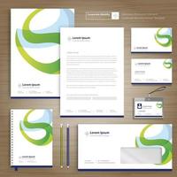 Corporate Business Identity Template Design Briefpapier Vektor abstrakten Hintergrund mit Memo Geschenkartikel Farbe Werbeartikel Souvenirs