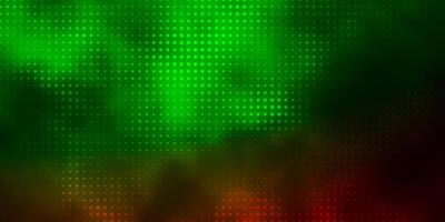 ljusgrön, röd vektormall med cirklar. vektor